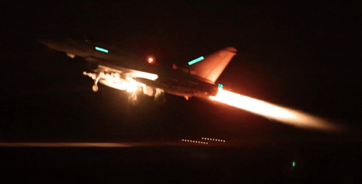 Винищувач Typhoon, яким завдають ударів у Ємені