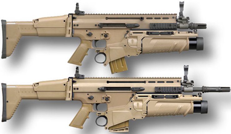 гранатомети для scar