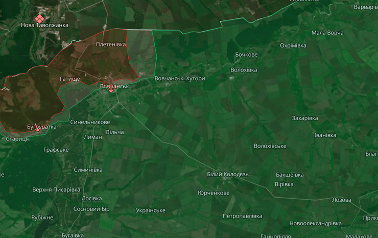 Карта боевых действий