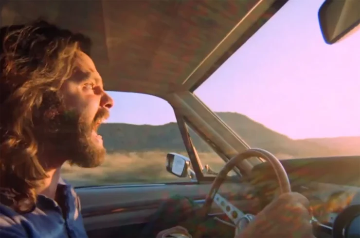 Джим Моррисон за рулем Mustang Shelby GT500. Кадр из фильма "Хайвей: Американская пастораль"