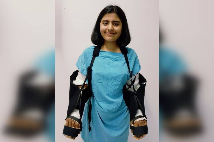 ампутация, операция,  мужские руки