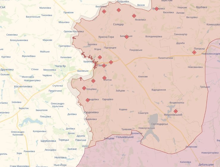 карта боев в украине, Контрнаступление ВСУ, карта боевых действий,