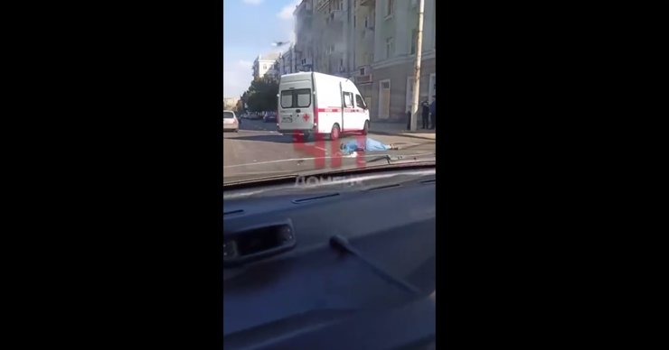 Фото с места ДТП.