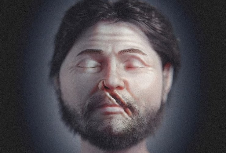 реконструкция лица древнего человека