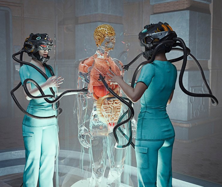 Роботы-хирурги, фото