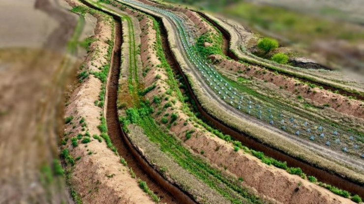 Недоделанные фортификации под Запорожьем