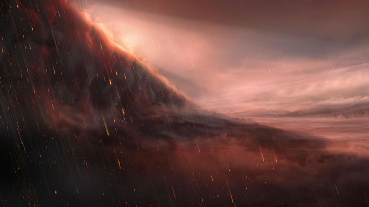 WASP-76b, экзопланета, рисунок