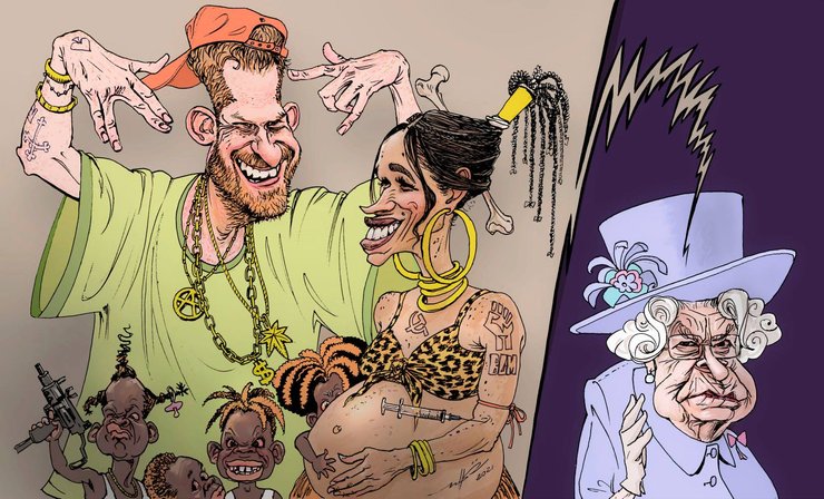 Денис Лопатин, карикатура