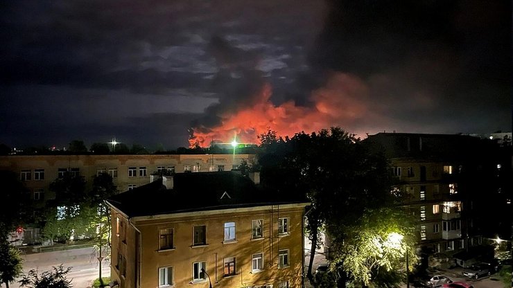 Псков, дрони, аеродром