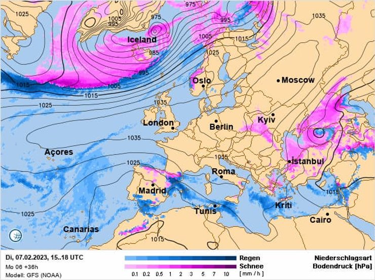 Карта погода 7 февраля