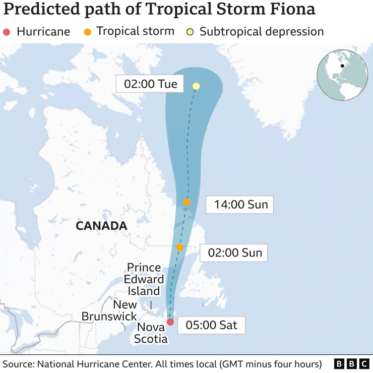 шторм Фиона