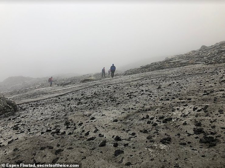 горный перевал, норвегия, лендбрин, находки, археология