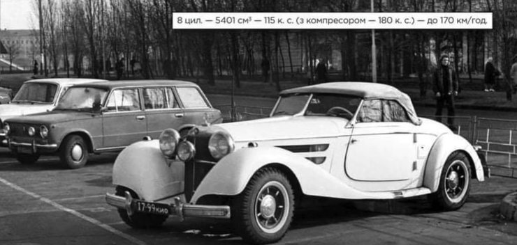 Mercedes 540K, ретро авто, Mercedes 770, Tatra T87, Horch 853