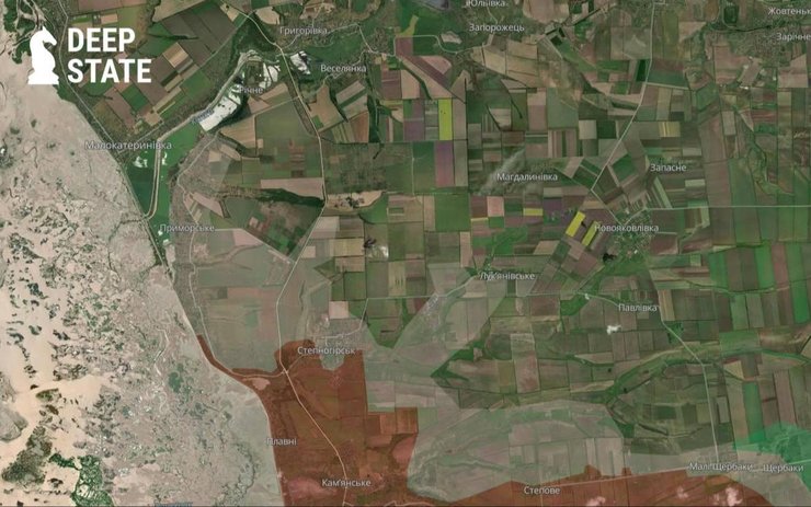 Карта боевых действий