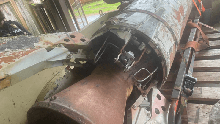 Инертная ядерная ракета, ядерная боеголовка, старая ракета, ржавая ракета, оружие, вызвали саперов,