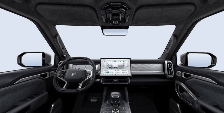 салон Jetour Shanhai, новый Jetour Shanhai T2, Chery Jetour, внедорожник Chery, внедорожник Chery