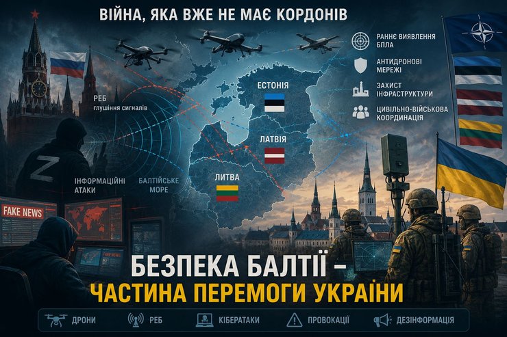Балтія дрони, безпека НАТО, війна дронів