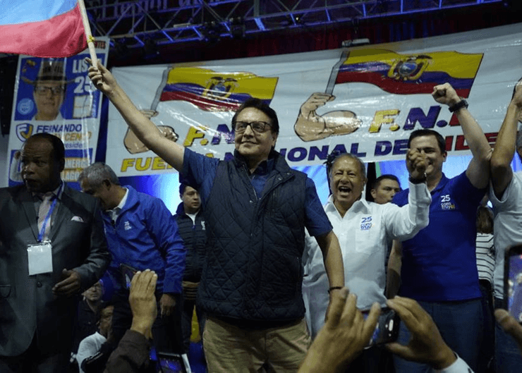 Вбитий кандидат в президенти Фернандо Вільявісенсіо Фото: API