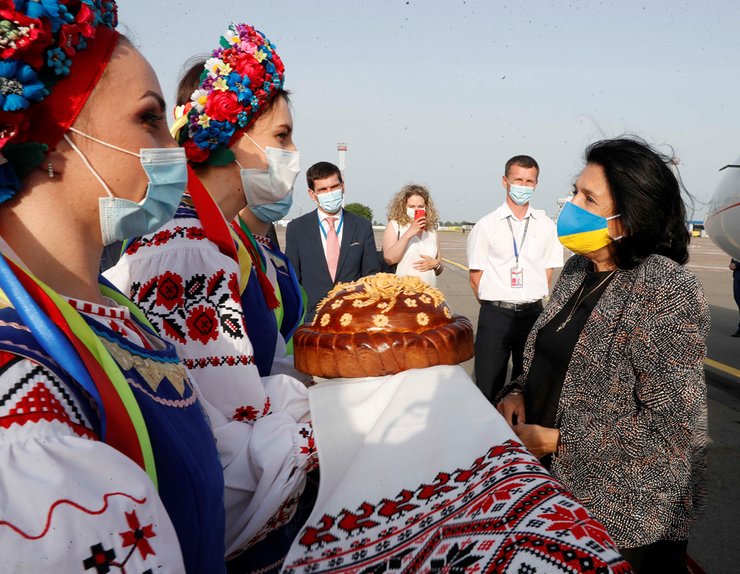 Саломе Зурабішвілі, Саломе Зурабішвілі в Україні, президент Грузії Саломе Зурабішвілі