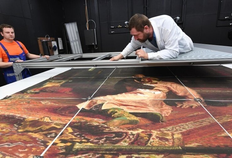 иван грозный убивает своего сына, илья репин, третьяковка, третьяковская галерея, санкции против россии, вандал