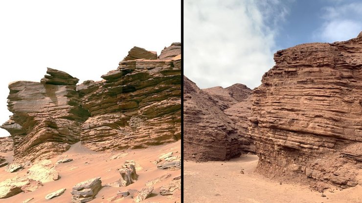 марс, пустеля атакама