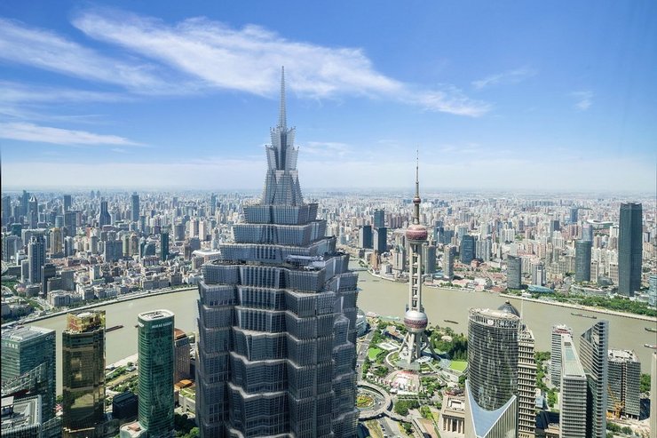 Grand Hyatt Shanghai, готель у Шанхаї, акрофобія, готель лякає гостей