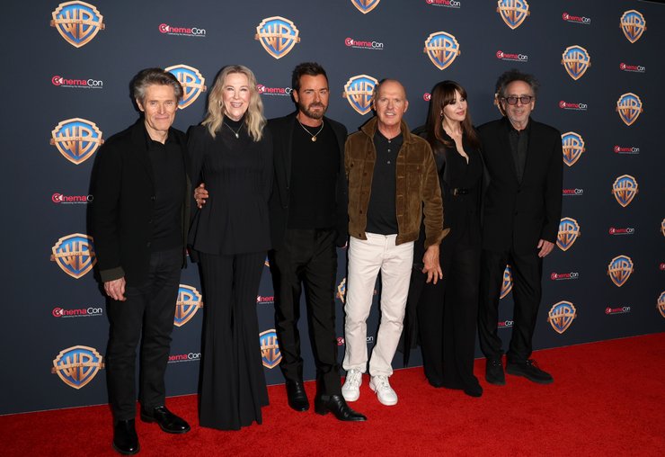 Моника Беллуччи и Тим Бертон