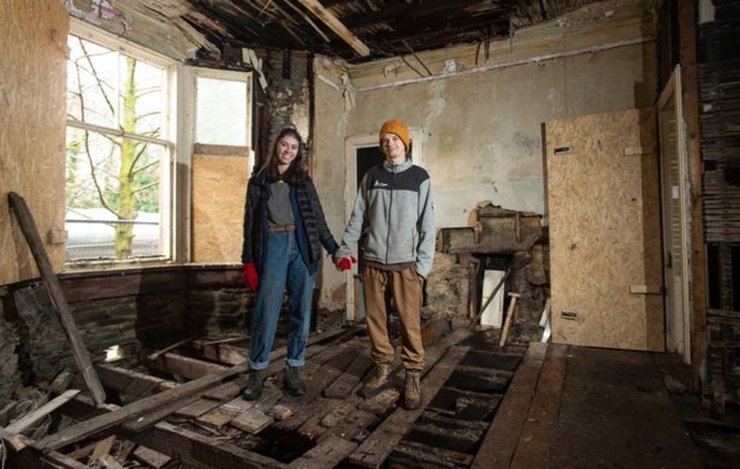 Заброшенный особняк, купили особняк, поместье, старый дом, требовался ремонт, купили особняк вместо квартиры, аренда