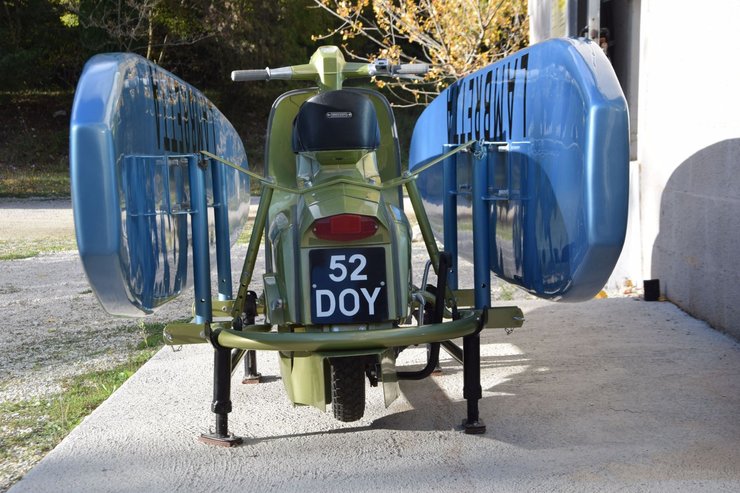 Lambretta Amphi-Scooter, Lambretta J125, мопед амфибия, скутер амфибия