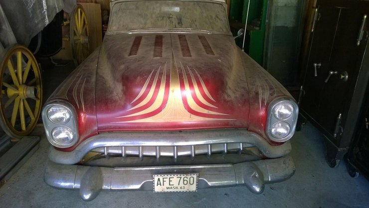 Oldsmobile 88 1953, Oldsmobile Super 88, хот-род, Джордж Баррис