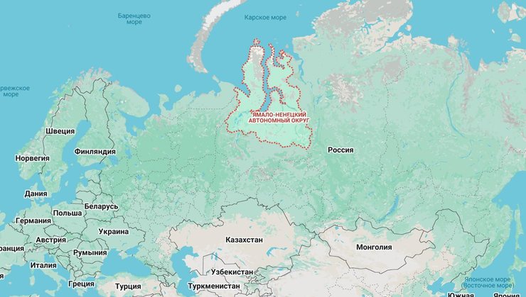 Де знаходиться Ямало-Ненецький автономний округ
