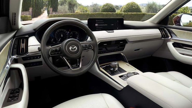 салон Mazda CX-80, новая Mazda CX-80, кроссовер Mazda, Mazda CX-80 2025
