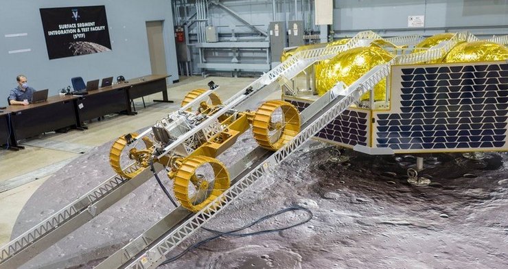 Испытания посадочного модуля для лунохода