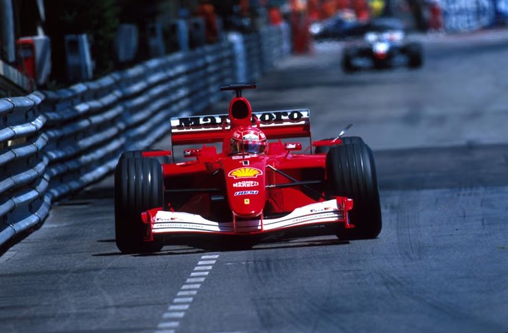 шумахер гран при монако, Ferrari F2001, болид Ferrari, Ferrari F2001