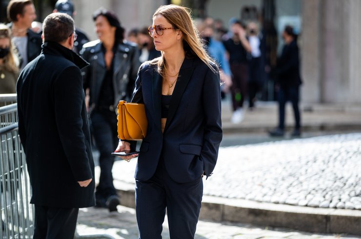 пиджак оверсайз осень 2021 фото, тренд сезона, неделя моды