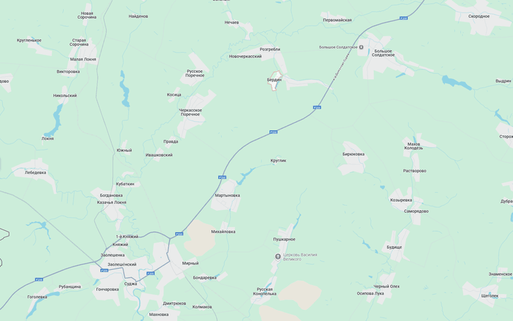 Бердін, Бердін курська область, бої Бердін