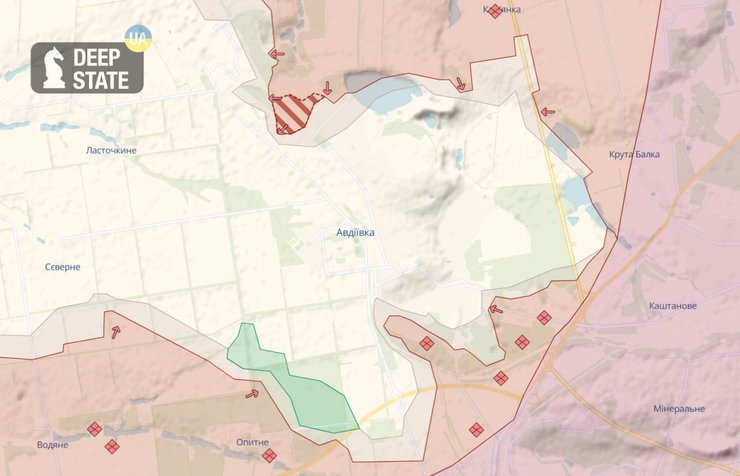 карта Авдіївки