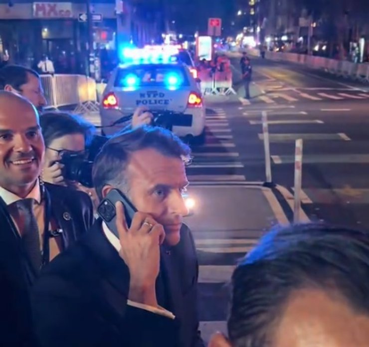 макрон звонит трампу