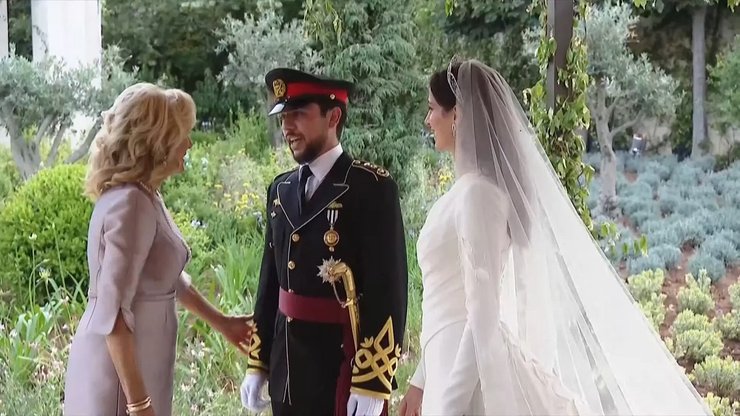 раджва аль-саиф, принц хусейн свадьба, иордания, иордания свадьба, джилл байден