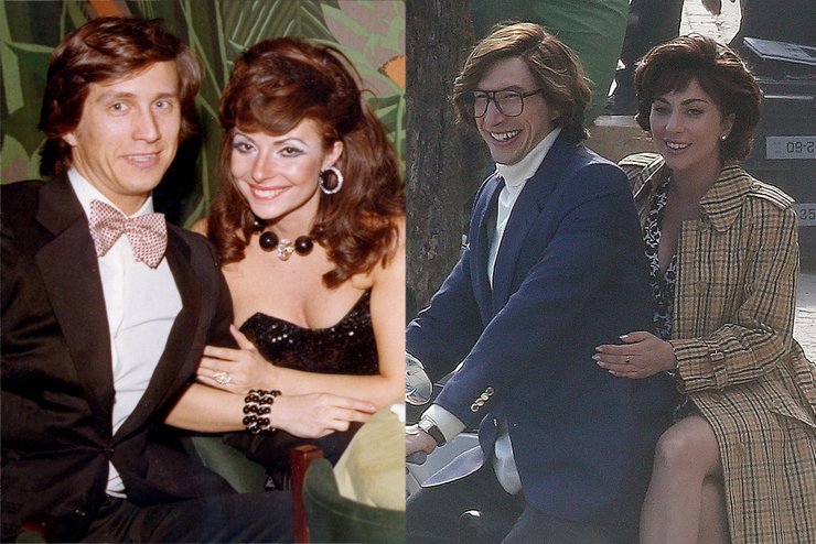 маурицио гуччи, патриция реджани, леди гага, адам драйвер