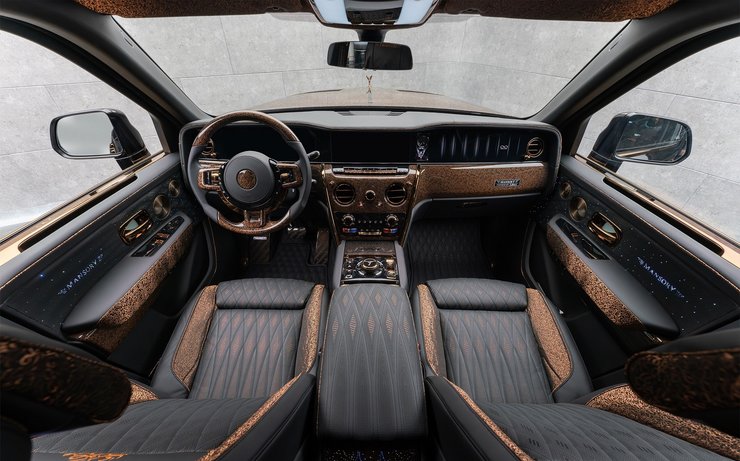 салон Rolls-Royce Cullinan, новый Rolls-Royce Cullinan, Rolls-Royce Cullinan Mansory, тюнинг Rolls-Royce Cullinan, Rolls-Royce Cullinan