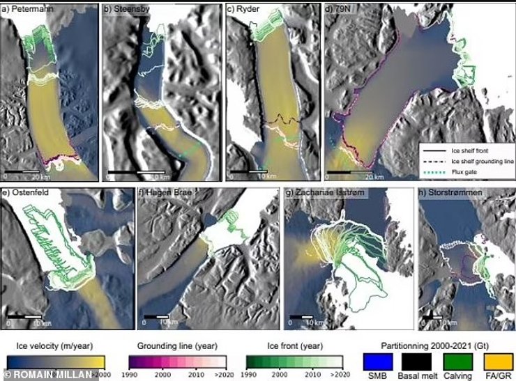 гренландія втрата льоду