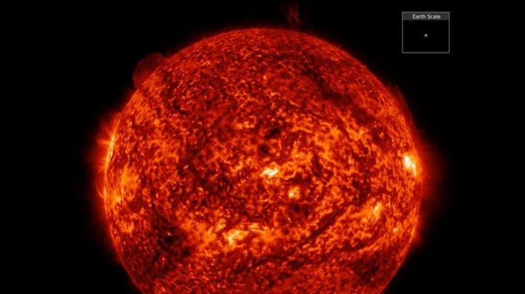 Солнце извержение