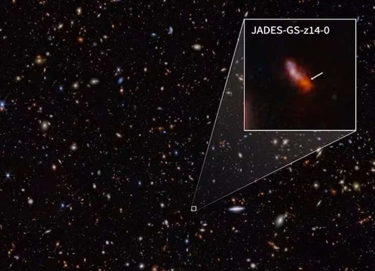 галактика JADES-GS-z14-0