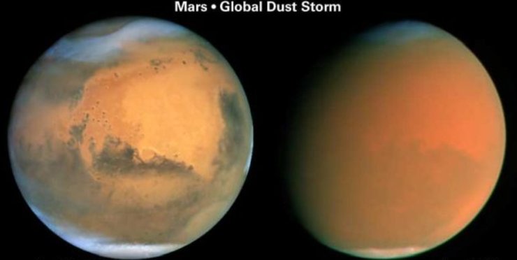 Пилова буря Марс