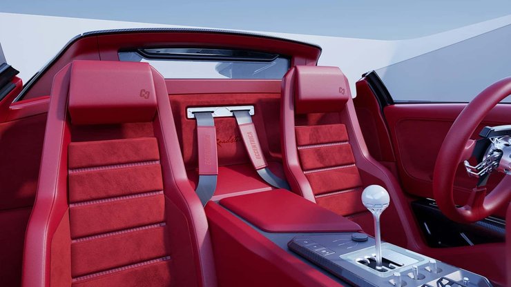 Салон Lamborghini Diablo