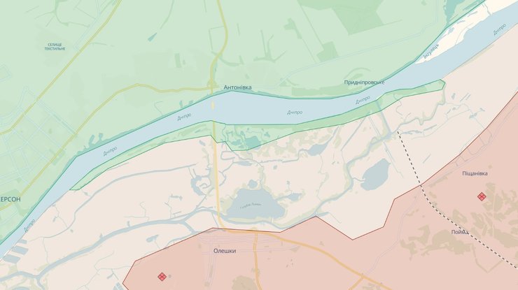 Крынки, левобережье