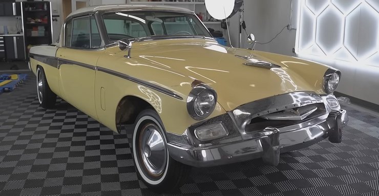 Studebaker Champion, Studebaker Champion 1955, ретро авто, заброшенные авто