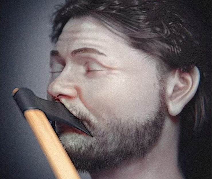 реконструкция лица древнего человека