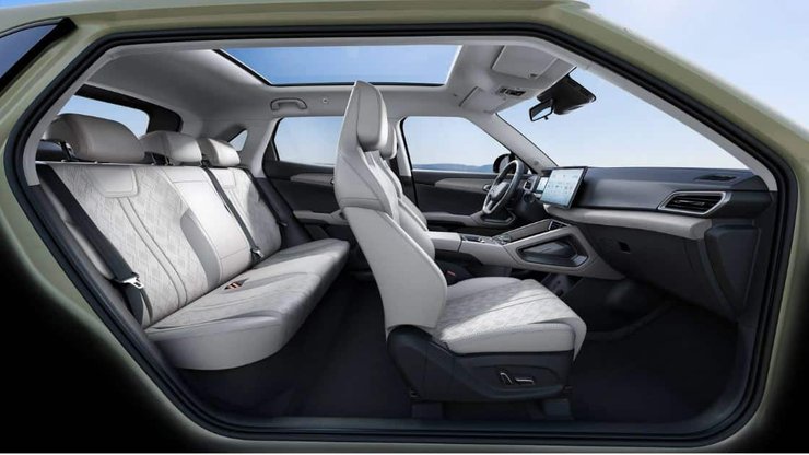 салон BYD Atto 2, новый BYD Atto 2, BYD Yuan UP, электромобиль BYD, электромобиль BYD